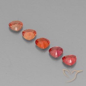 Pedras preciosas de safira multicolorido natural de 1,76 ct, trillion, VVS-VS