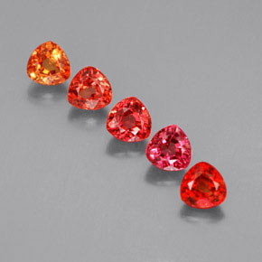 Pedras preciosas de safira multicolorido natural de 2,07 ct, trillion, VVS-VS