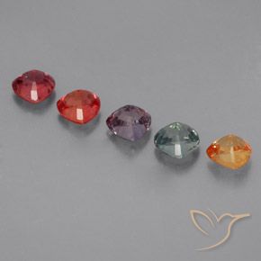 Pedras preciosas de Safira Multicolorido natural de 1.84 ct, Trilhão, VS