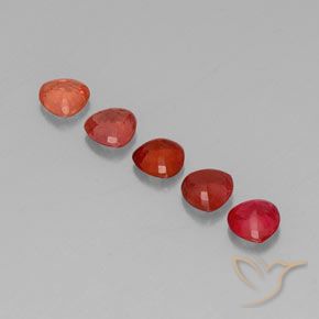 Pedras preciosas de safira multicolorido natural de 1,74 ct, trillion, VVS-VS