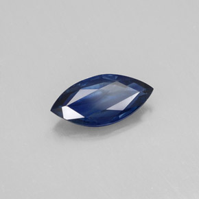 Safira azul natural 0,79ct, marquise, VS