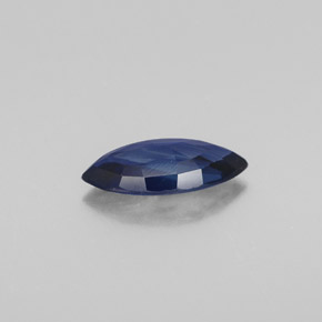 Safira azul natural 0,79ct, marquise, VS
