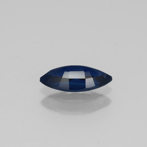 Safira azul natural 0,83ct, marquise, VS