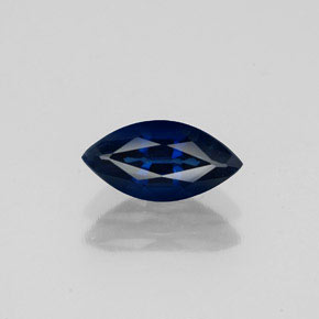 Safira azul natural 1,04ct, marquise, VS-SI