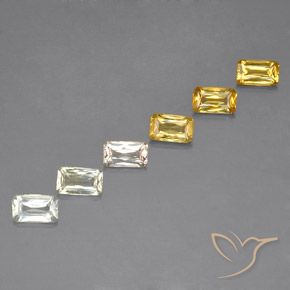 Pedras preciosas de Safira Multicolorido natural de 2.00 ct, Corte Octógono / Esmeralda, VS