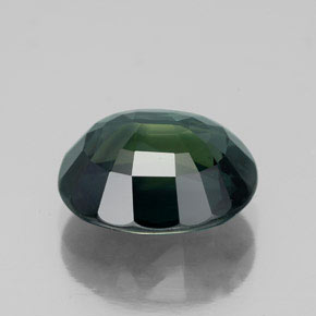 Safira verde natural 5,15ct, corte oval, VVS-VS