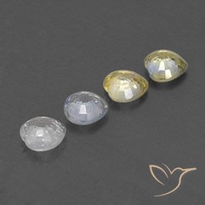 Pedras preciosas de Safira Multicolorido natural de 1.33 ct, Coração, VVS