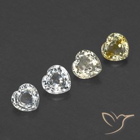 Pedras preciosas de Safira Multicolorido natural de 1.17 ct, Coração, VVS