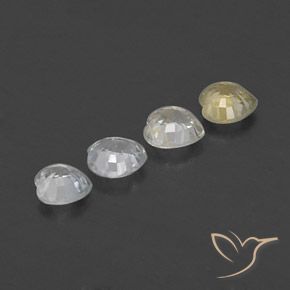 Pedras preciosas de Safira Multicolorido natural de 1.17 ct, Coração, VVS