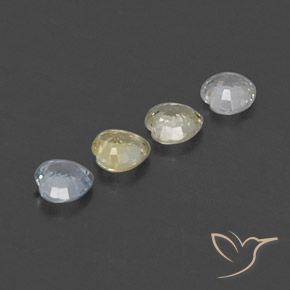 Pedras preciosas de Safira Multicolorido natural de 1.08 ct, Coração, VVS-VS