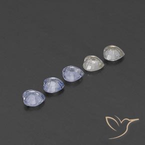 Pedras preciosas de Safira Multicolorido natural de 1.49 ct, Coração, VVS-VS