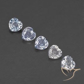 Pedras preciosas de Safira Multicolorido natural de 2.22 ct, Coração, VVS-VS