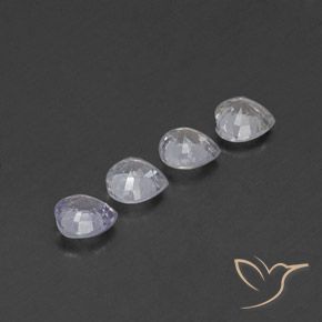 Pedras preciosas de Safira Multicolorido natural de 1.35 ct, Coração, VVS-VS