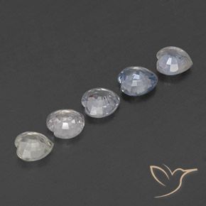 Pedras preciosas de Safira Multicolorido natural de 1.60 ct, Coração, VVS-VS