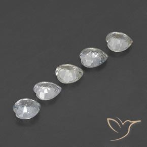 Pedras preciosas de Safira Multicolorido natural de 1.52 ct, Coração, VVS-VS