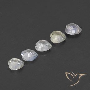Pedras preciosas de Safira Multicolorido natural de 2.13 ct, Coração, VVS-VS