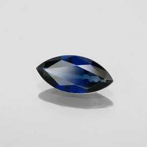 Safira azul natural 0,72ct, marquise, VS