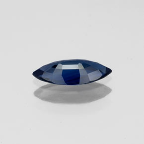 Safira azul natural 0,72ct, marquise, VS
