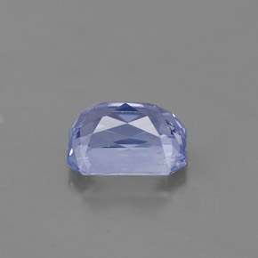 Safira azul natural 1,88ct, corte esmeralda, VS-SI
