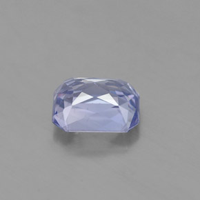 Safira azul natural 1,77ct, corte esmeralda, VS