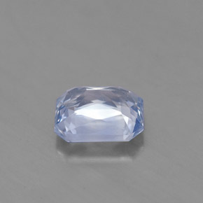 Safira azul natural 1,72ct, corte esmeralda, VS
