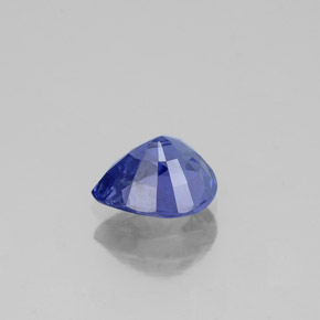 Safira azul natural 1,16ct, formato de pêra, VS-SI