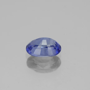 Safira azul natural 1,09ct, corte oval, VVS