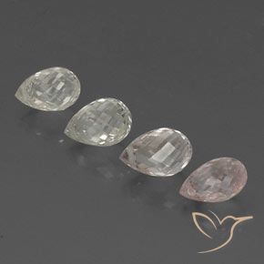Pedras preciosas de Safira Multicolorido natural de 4.05 ct, Briolette, VVS-VS