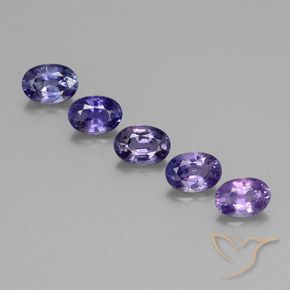 Pedras preciosas de safira multicolorido natural de 2,89 ct, corte oval, VS