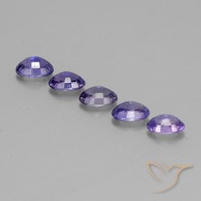 Pedras preciosas de safira multicolorido natural de 2,89 ct, corte oval, VS