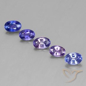 Pedras preciosas de Safira Multicolorido natural de 2.93 ct, oval, VVS-VS
