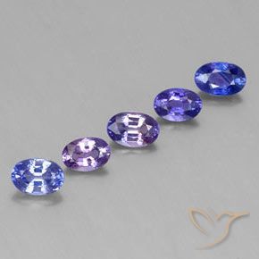 Pedras preciosas de Safira Multicolorido natural de 2.93 ct, oval, VVS-VS