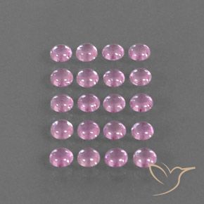 Pedras preciosas de safira rosa natural de 3,26 ct, corte redondo, transparente