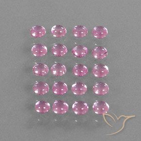 Pedras preciosas de safira rosa natural de 3,14 ct, corte redondo, transparente