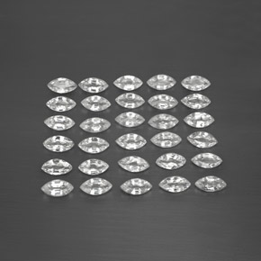 Pedras preciosas de safira branco natural de  ct, marquise, VVS-VS