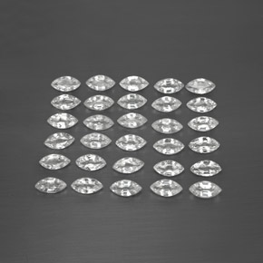 Pedras preciosas de safira branco natural de  ct, marquise, VVS-VS
