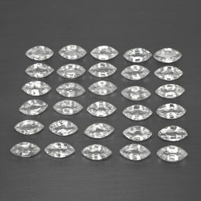 Pedras preciosas de safira branco natural de  ct, marquise, VVS-VS