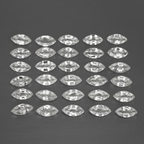 Pedras preciosas de safira branco natural de  ct, marquise, VVS-VS