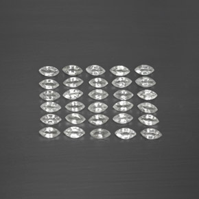 Pedras preciosas de safira branco natural de  ct, marquise, VVS-VS