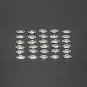 Pedras preciosas de safira branco natural de  ct, marquise, VVS-VS