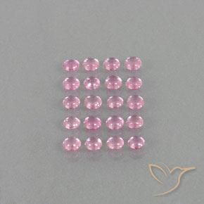 3.17ctw Natural Rosa bem claro Safira, Redondo, Transparente