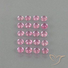 Pedras preciosas de Safira Rosa chiclete muito claro natural de 3.36 ct, Redondo, Transparente