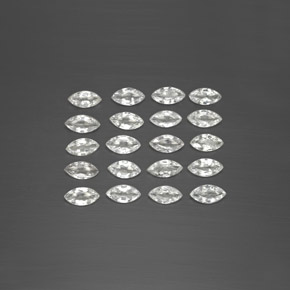 Pedras preciosas de safira branco natural de  ct, marquise, VVS-VS