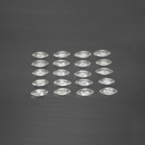 Pedras preciosas de safira branco natural de  ct, marquise, VVS-VS