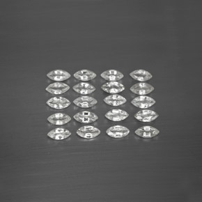 Pedras preciosas de safira branco natural de  ct, marquise, VVS-VS