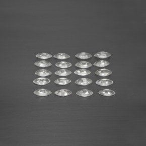 Pedras preciosas de safira branco natural de  ct, marquise, VVS-VS