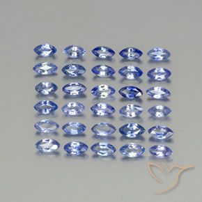 Pedras preciosas de Safira Bebê azul natural de 2.64 ct, Marquesa, VVS-VS