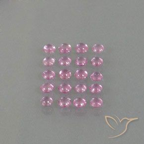 Pedras preciosas de safira rosa natural de 3,30 ct, corte redondo, transparente