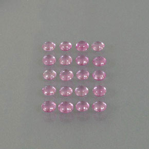 Pedras preciosas de safira rosa natural de 3,80 ct, corte redondo, transparente