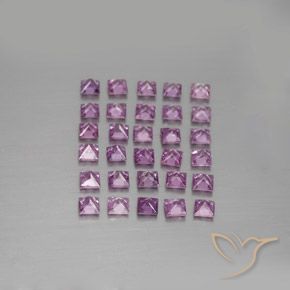 Pedras preciosas de Safira Luz rosa natural de 2.48 ct, Quadrado, VVS-VS